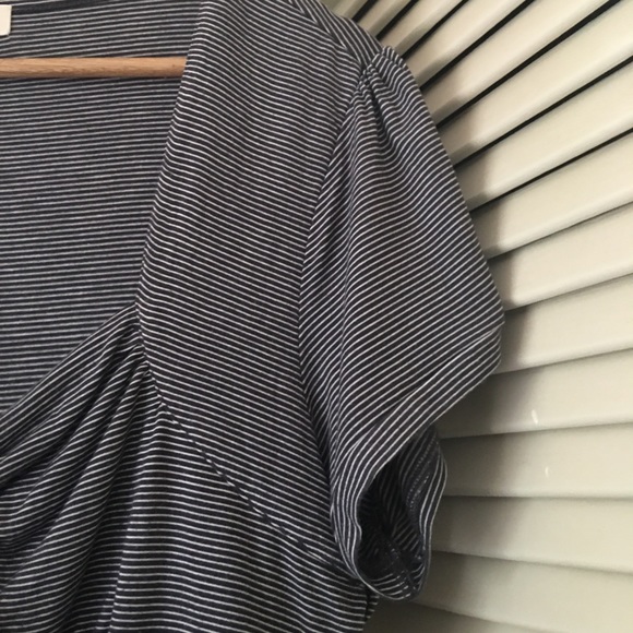 OJAY Black & White Stripe Tie Up Bow Top Size 14 - Picture 16 of 16